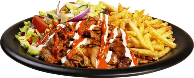 Kyllingkebab tallerken meny