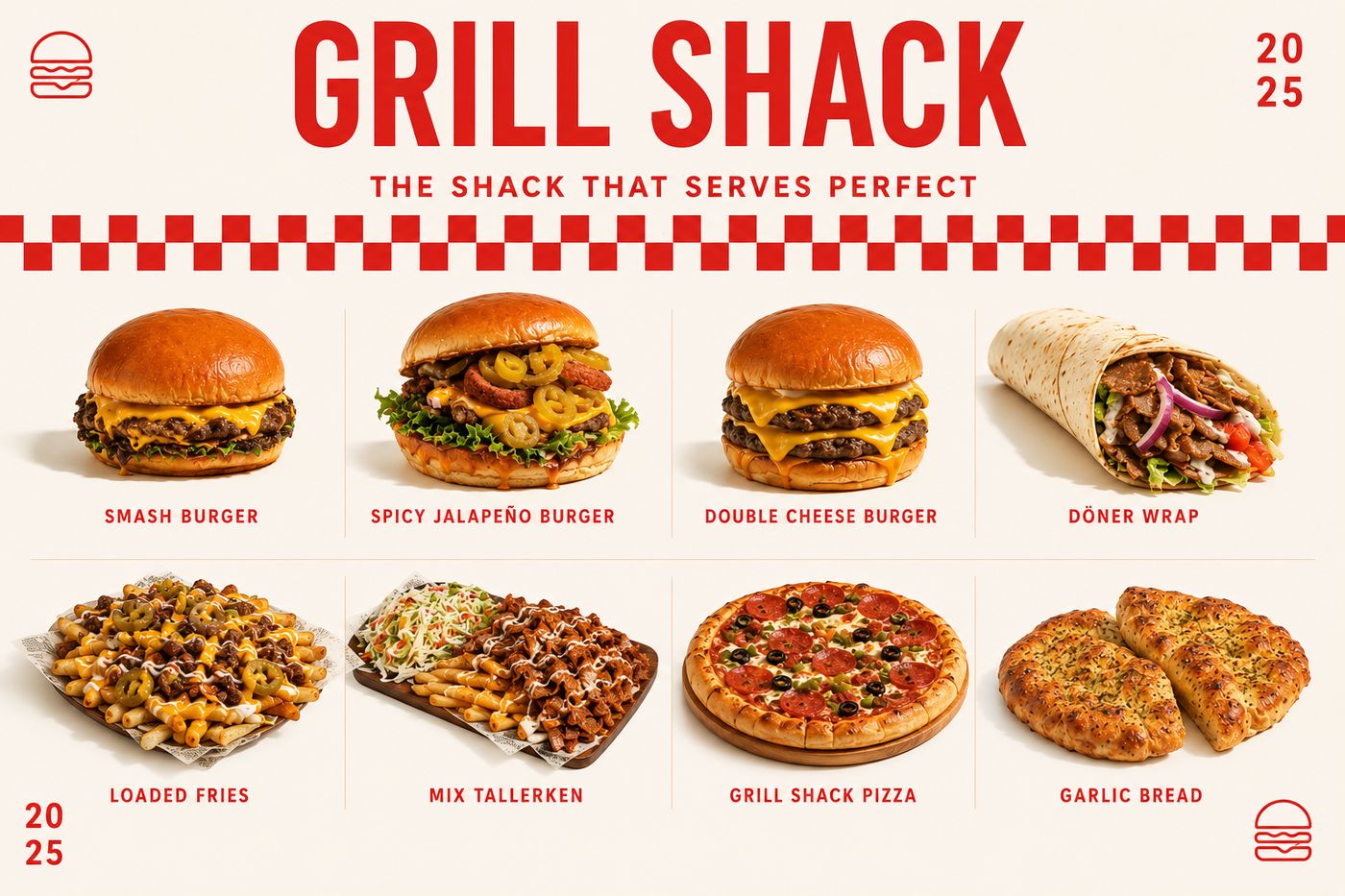 Utvalg fra Grill Shack