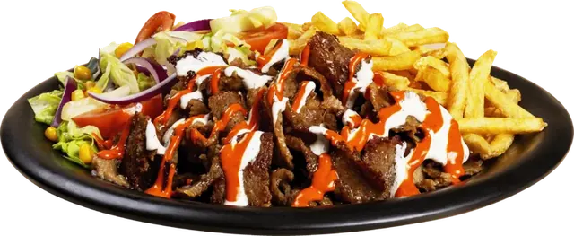 Kebab tallerken meny