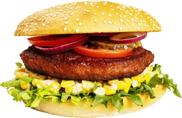 Vegetarburger meny